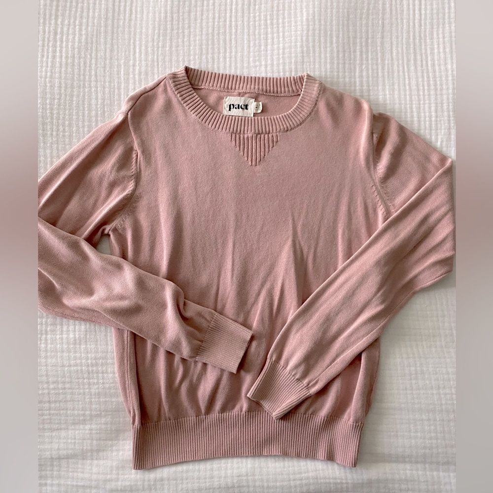 PACT organic cotton womens crew sweater! Size small